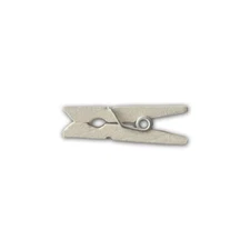 Wooden Mini Clothespins 500 Per Pack 1" 2.5cm White