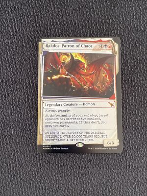 Rakdos, Patron of Chaos | INVISIBLE INK - FOIL SHOWCASE | Murders-Karlov MTG | eBay Rakdos, Patron of Chaos | INVISIBLE INK - FOIL SHOWCASE | Murders-Karlov MTG | eBay