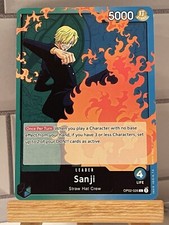 One Piece Card Game TCG Sanji OP02-026 Leader NM English