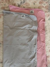 The Ollie Swaddle 2-Pack Bundle   Gray  Pink   Preowned, Good Condition