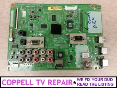 REPAIR SERVICE FOR LG 60PA6500-UG MAIN BOARD EBT62147201 - BROKEN HDMIs, DEAD...
