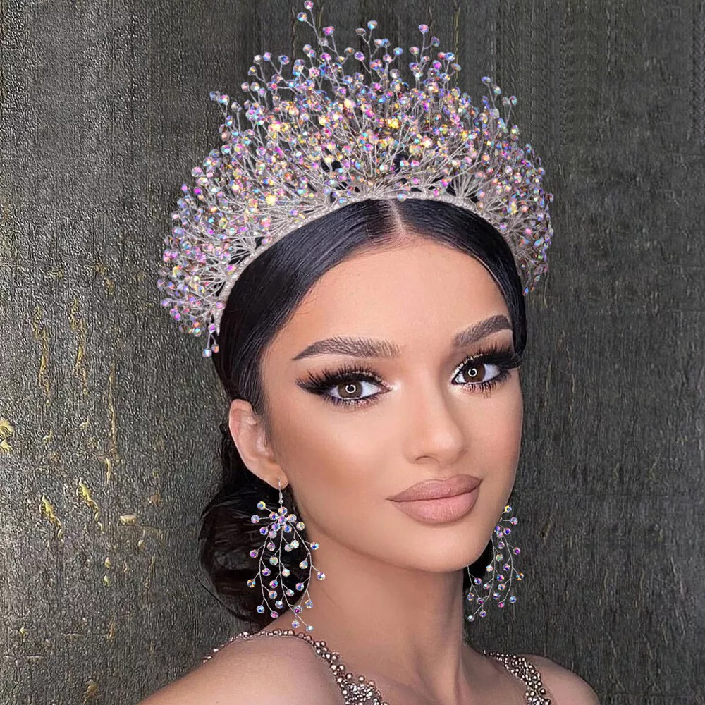 Tiara necklace and earring sets shop