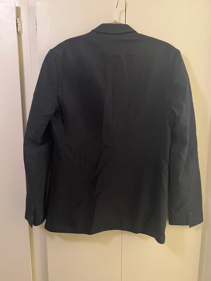 Black Balenciega Mens suit size 50 from mid 2000's pre owned - Image 3 of 4