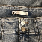 Juniors' SO High Rise Flare Leg Denim Jean in Light Wash Size 17 ~ NEW — photo 2