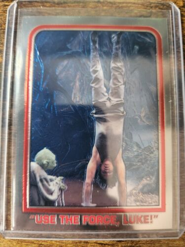 1999 Topps Star Wars Archivi Chrome Use the Force, Luke! #43 Skywalker Yoda - Foto 1 di 2