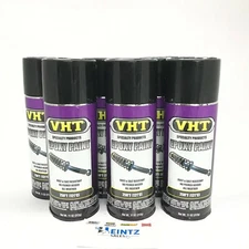 VHT SP650-6 PACK Gloss Black Epoxy All-Weather Paint - Rust Resistant - 11 oz