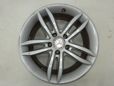 2012-2014 Mercedes C250 Rear Silver Alloy Wheel Rim 17x8.5 10 Spoke OEM DE230811