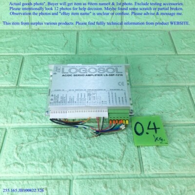 LOGOSOL LS-58P-1210, AC/DC Servo Amplifier as photo, sn:5753, Promotion.