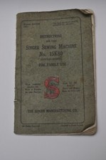 ORIGINAL SINGER 15K80 sewing machine manual