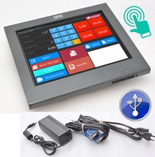 MONITOR IBM 12" 30CM DISPLAY CASSA USB IRDA TOUCHSCREEN ANCHE PER MANI BAGNATE MN2