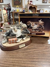 1988 Emmett Kelly Jr No Loitering Ltd Edition Porcelain Figurine Autographed