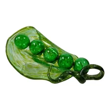 Studio Art Glass Pea Pod