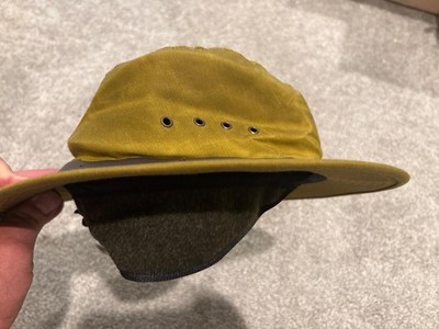 Filson Insulated Tin Cloth Packer Hat S USA Made Waxed Cotton
