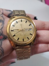 Vintage Timex Electric Dynabeat Day Date Watch 1500A Cell Repairs Parts Quartz