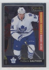 2016-17 O-Pee-Chee Platinum Marquee Rookies Frederik Gauthier #162 8tn
