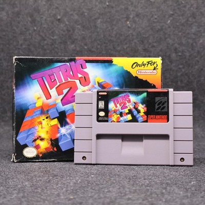 Tetris 2 (SNES) Missing Manual - Authentic Good Cond