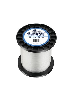 BLUEWING Monofilament Fishing Line Dia. 0.8mm #09 0.8mm/80LB/500yd, 01-Clear