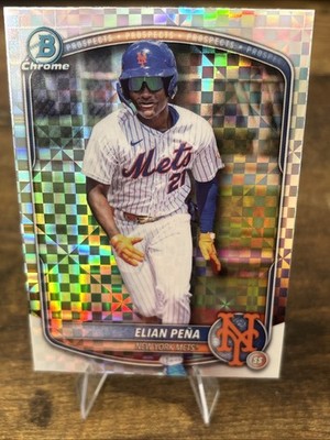 2025 Bowman Draft Elian Pena X-tractor #BDC-115