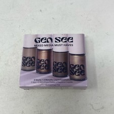 Gen See Mixed Media Eyeshadow Set First Light Bronze Age Plush Rose Water