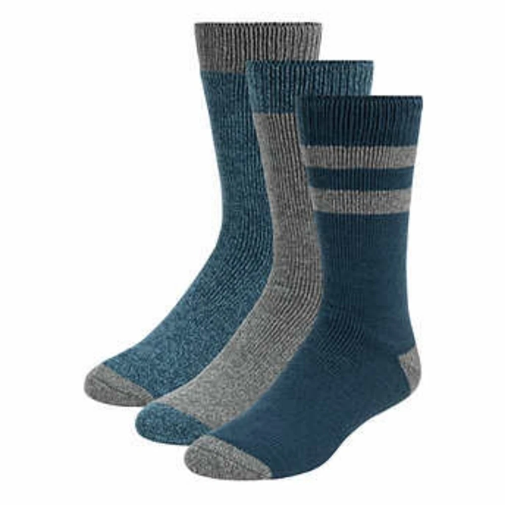 Avalanche Men's Ultimate Thermal Crew Sock, 3-pair