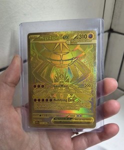 Mega Zygarde EX 124/088 Gold Hyper Rare Perfect Order
