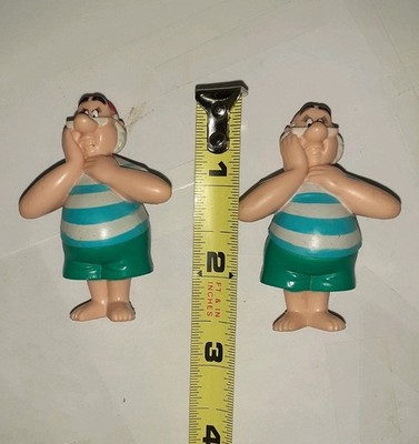 Peter Pan Return to NeverLand  Figures 2002 McDonald's Lot Of 2 Mr Smees