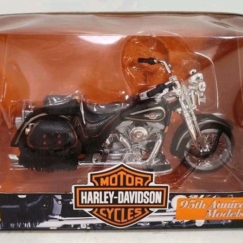 Vintage Harley Davidson FLSTS Heritage Diecast Motorcycle & Harley Hog Plush NEW - Picture 3 of 20