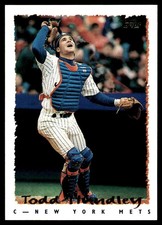 Todd Hundley 1995 Topps #223 New York Mets MLB READ FREE SHIPPING AutographDen
