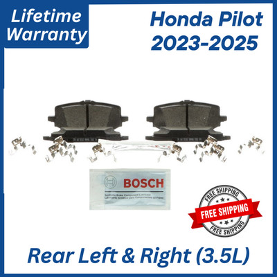 Bosch OEM Rear Ceramic Brake Pads Kit For 2023-2025 Honda Pilot lifetime Warrant