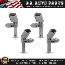 4 Front Rear Abs Wheel Speed Sensor For 2018-2025 Volkswagen Atlas 2.0l 3.6l