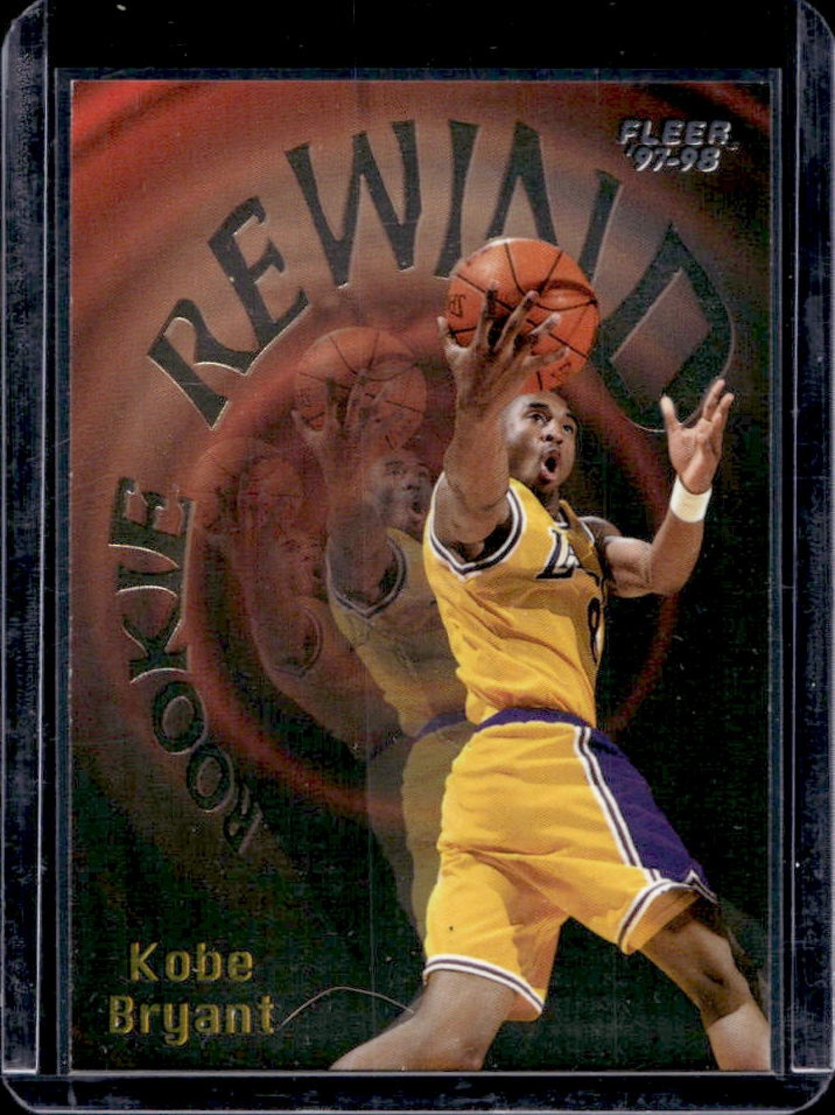1997-98 Fleer Kobe Bryant Rookie Rewind RC #3 Lakers