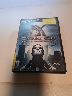 PS2 Deus Ex: The Conspiracy game with registration card (very good+, unsealed)
