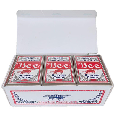 Bee No.92 Casino Playing Cards Red 1 Dozen