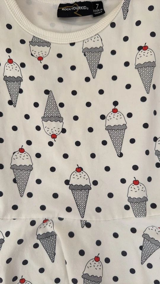Rock Your Baby Size 7 Ice Cream Dress - Image 2 of 4