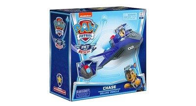 Paw Patrol, Jet to The Rescue Deluxe Transforming Spiral Rescue Jet with Lights 