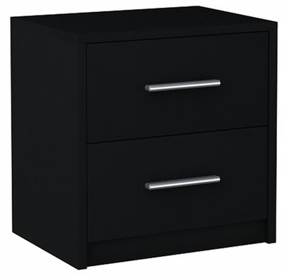 Nachttisch BODO 2S SCHWARZ Kommode