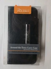 Reiko Around The Town Leather Cary Case Fold Back Viewing Stand For iPhone 5