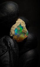 10Ct Natural Ethiopian Welo Opal Rough – Strong Play Of Color Raw Loose Gemstone