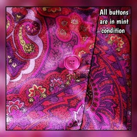 VICTORIA'S SECRET satin Pajama Set Small Paisley Pink MINT CONDITION NWOT