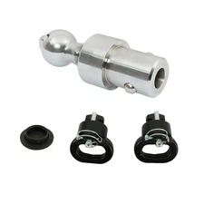 Labwork 60638 Puck System 2-5/16" Gooseneck Ball & Safety Chain Anchor Kit