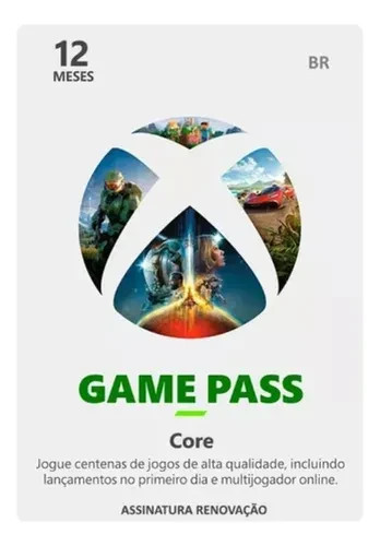 Microsoft Xbox Game Pass CORE 12-month INDIA Membership for Series