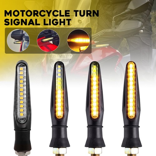 4X Motorcycle Sequential Flowing LED Turn Signal Indicators 4X Motorcycle Sequential Flowing LED Turn Signal Indicators
