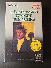 Betamax Video Tape - Rod Stewart - Tonight He's Yours Sony Video 45