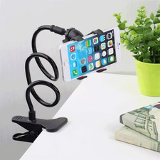 Universal Long Arm Phone Holder Bed Desk Clamp 360  Flexible Mount Stand