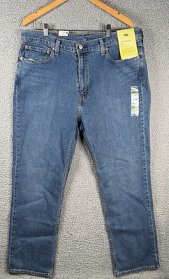 Levis 514 Premium Straight Fit Jeans Stretch Jeans Color Blue 38x30 flex NWT