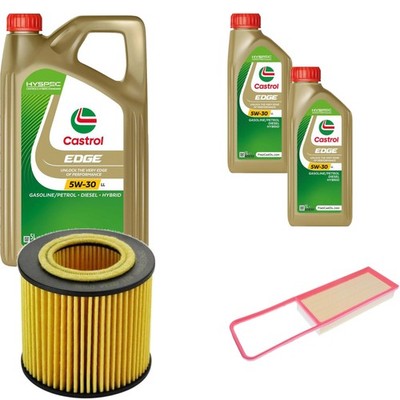 Inspektionspaket Castrol EDGE Titanium 5W-30 LL 7L für BMW X5 xDrive40e