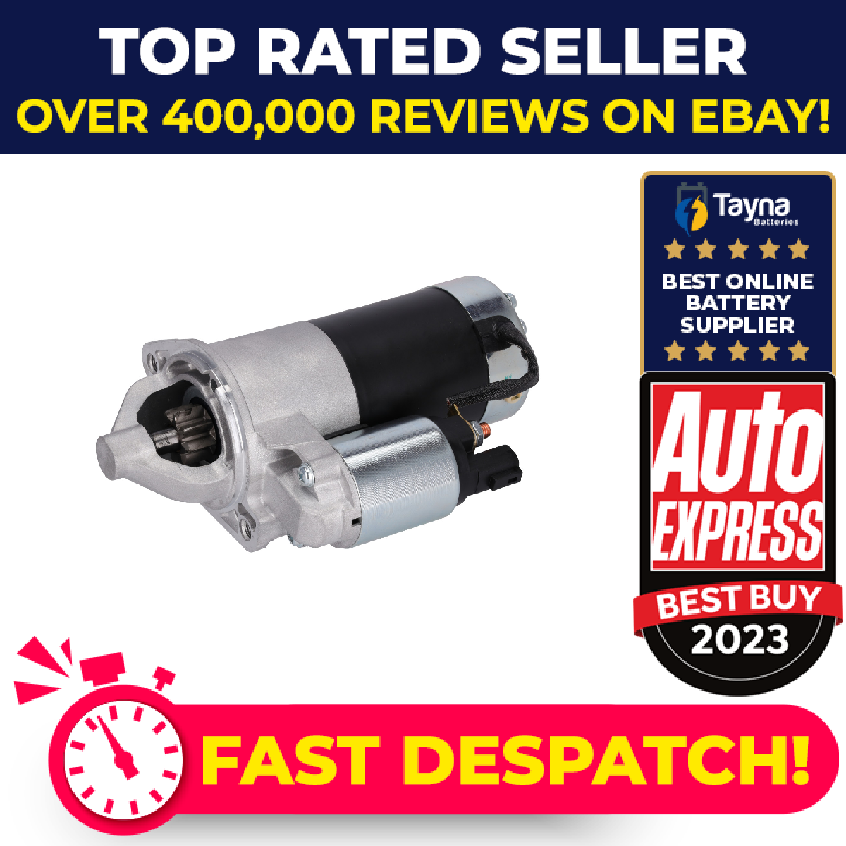 Starter Motor fits HYUNDAI GETZ TB 1.5D 05 to 09 D4FA 361002A000 361002A100 Febi