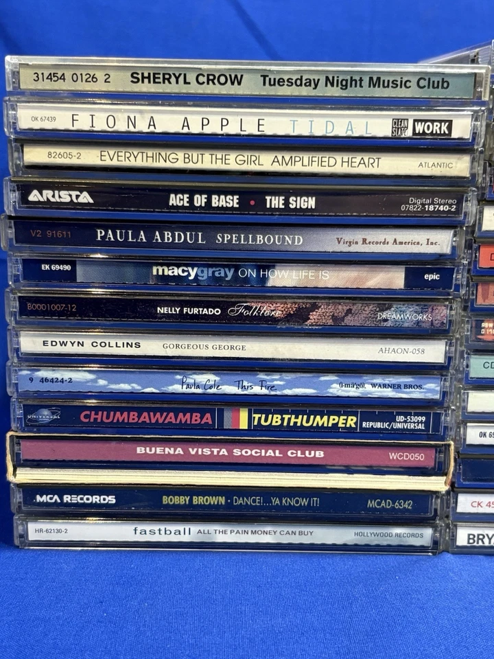 CD Lot Of 27 CDs 90’s Pop Music 90s Alternative Rock R&B Fiona Apple En Vogue Foto 3 de 4