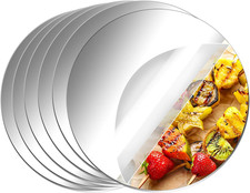 6 Pack Acrylic round Mirrors Non Glass round Mirror Plate Self Adhesive Mirror S