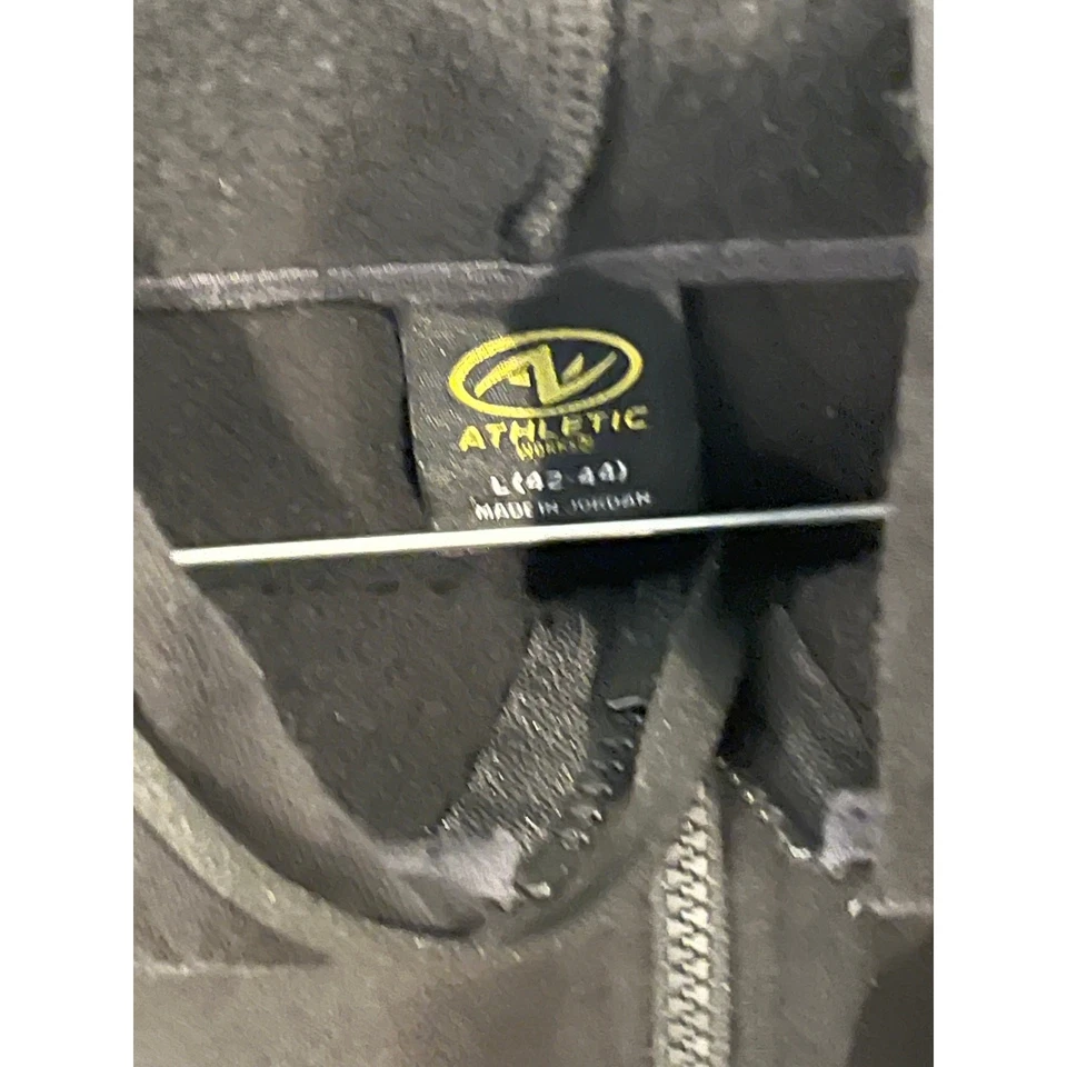 Толстовка мужская Athletic Works на молнии черная L - Изображение 3 из 3